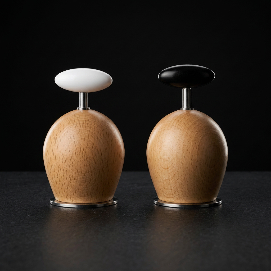 Peppino Beechwood Salt and Pepper Mills