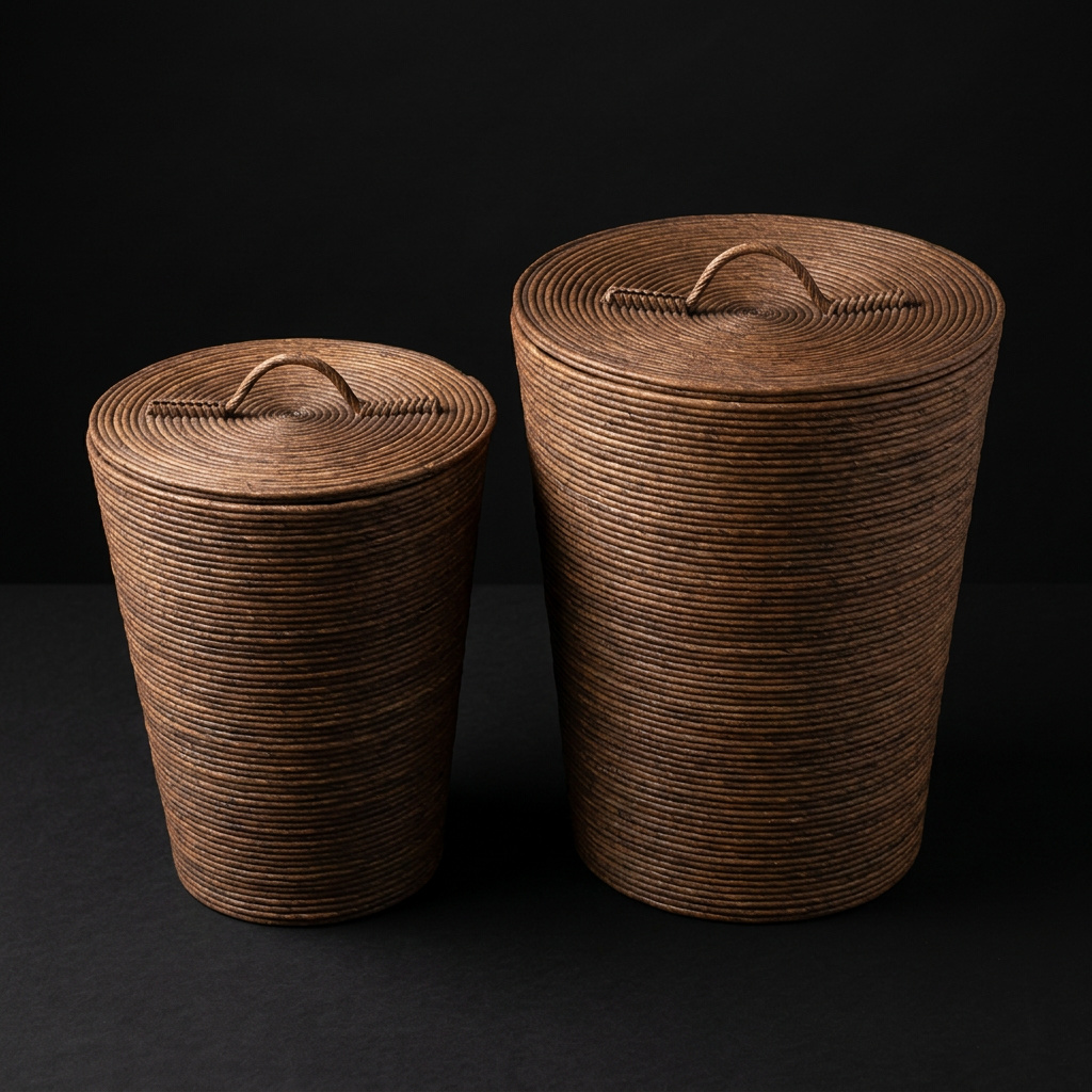 Pencil Reed Laundry Baskets