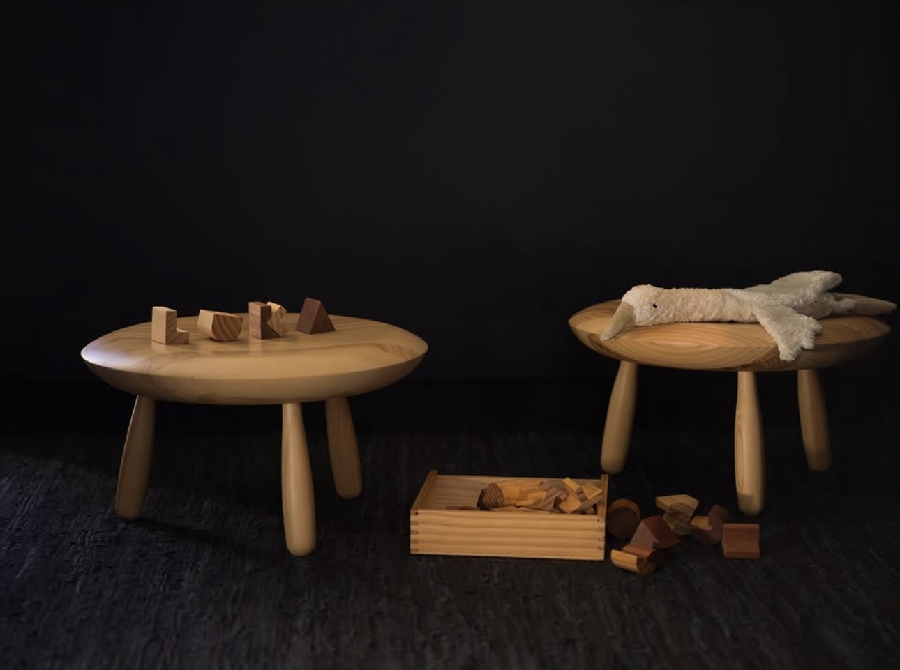 Pine Wood Karljohan Stool
