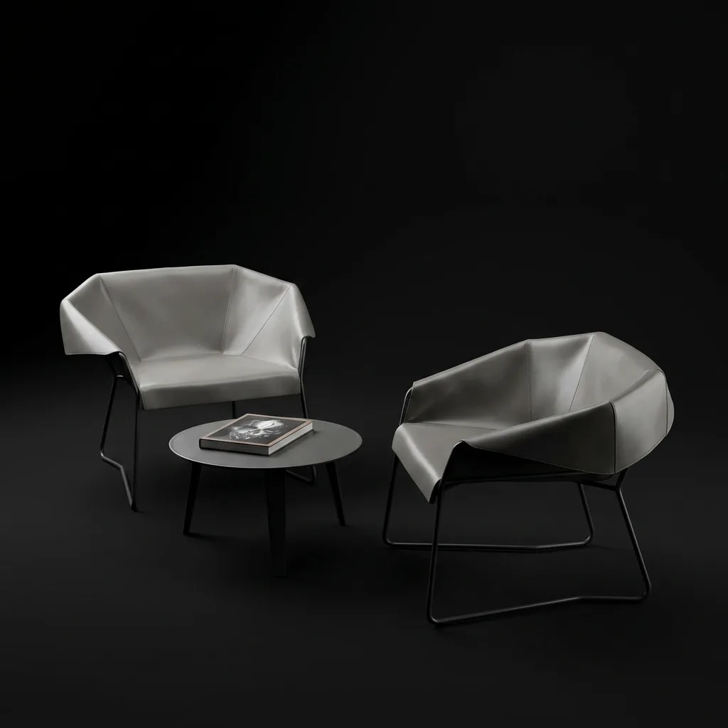 Ivano Redaelli Chairs and Table