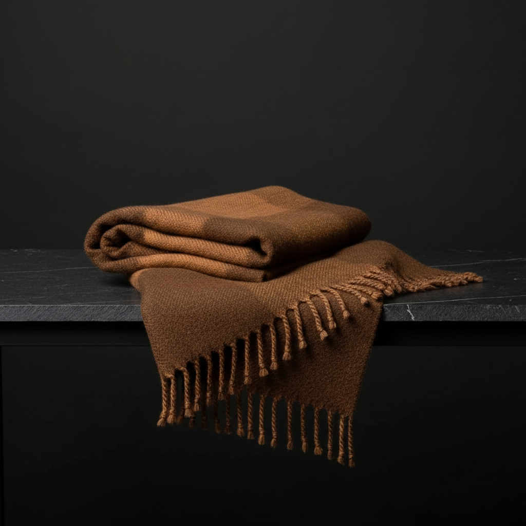 Hand Woven Mohair Blanket