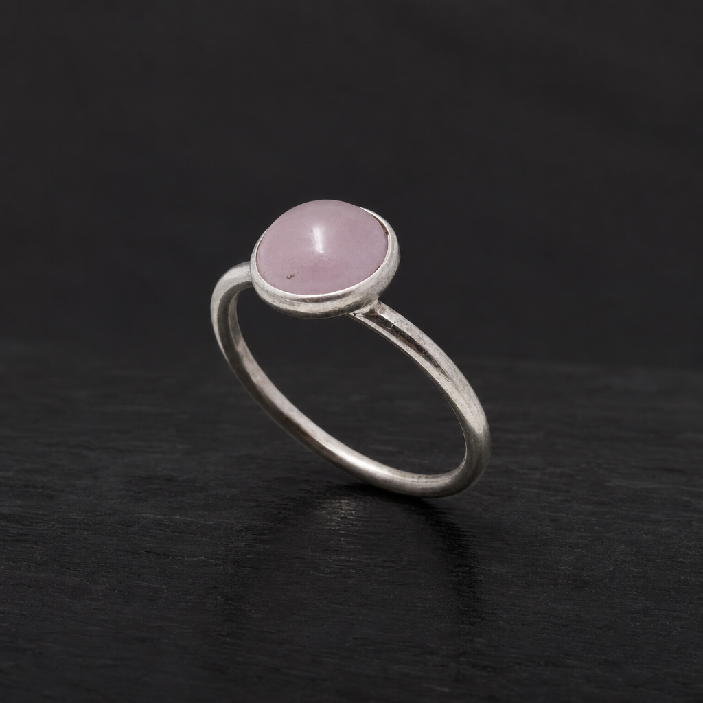 Sterling Silver Rose Quartz Ring