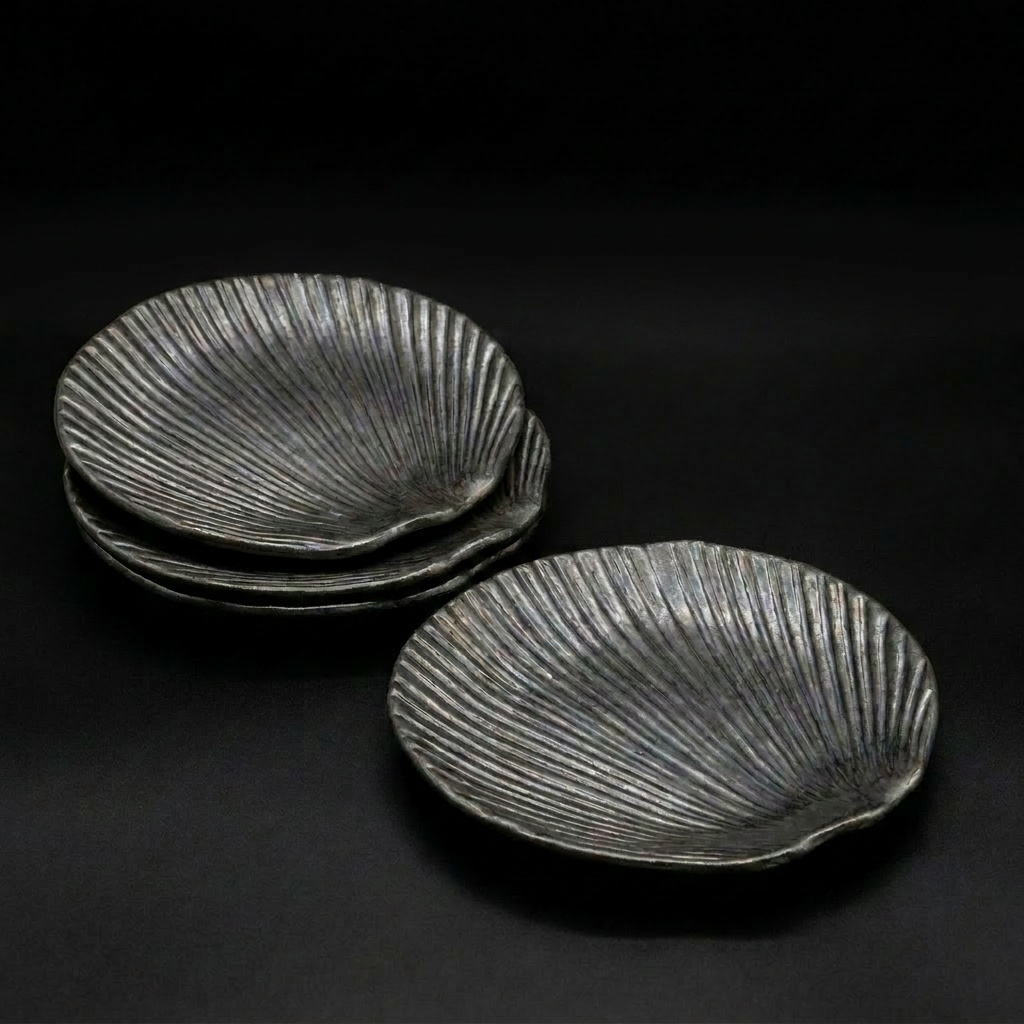 Black Matte Shell Plates