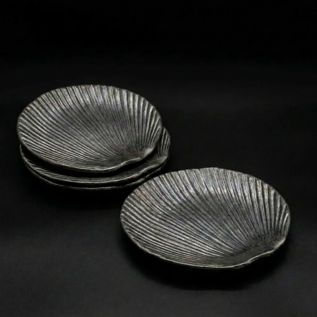 Black Matte Shell Plates