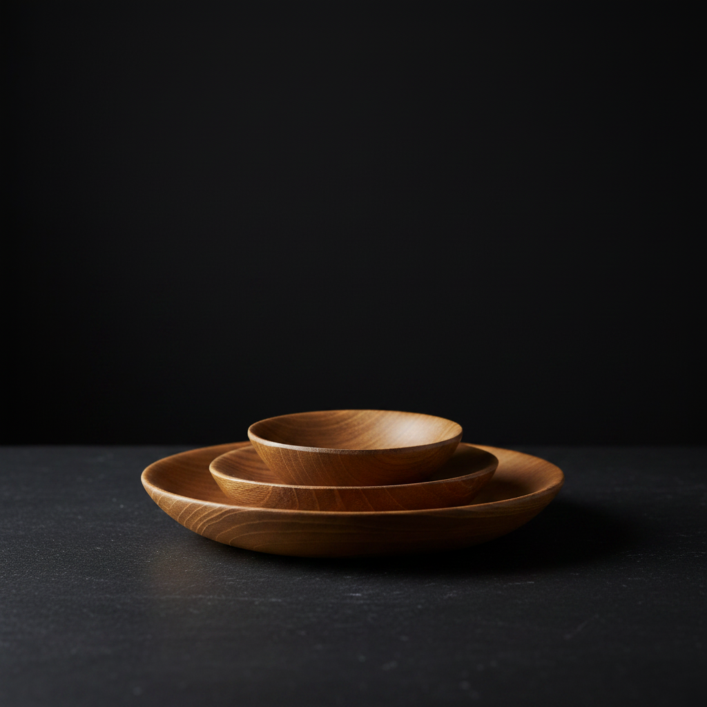 Wooden Trinket Bowls