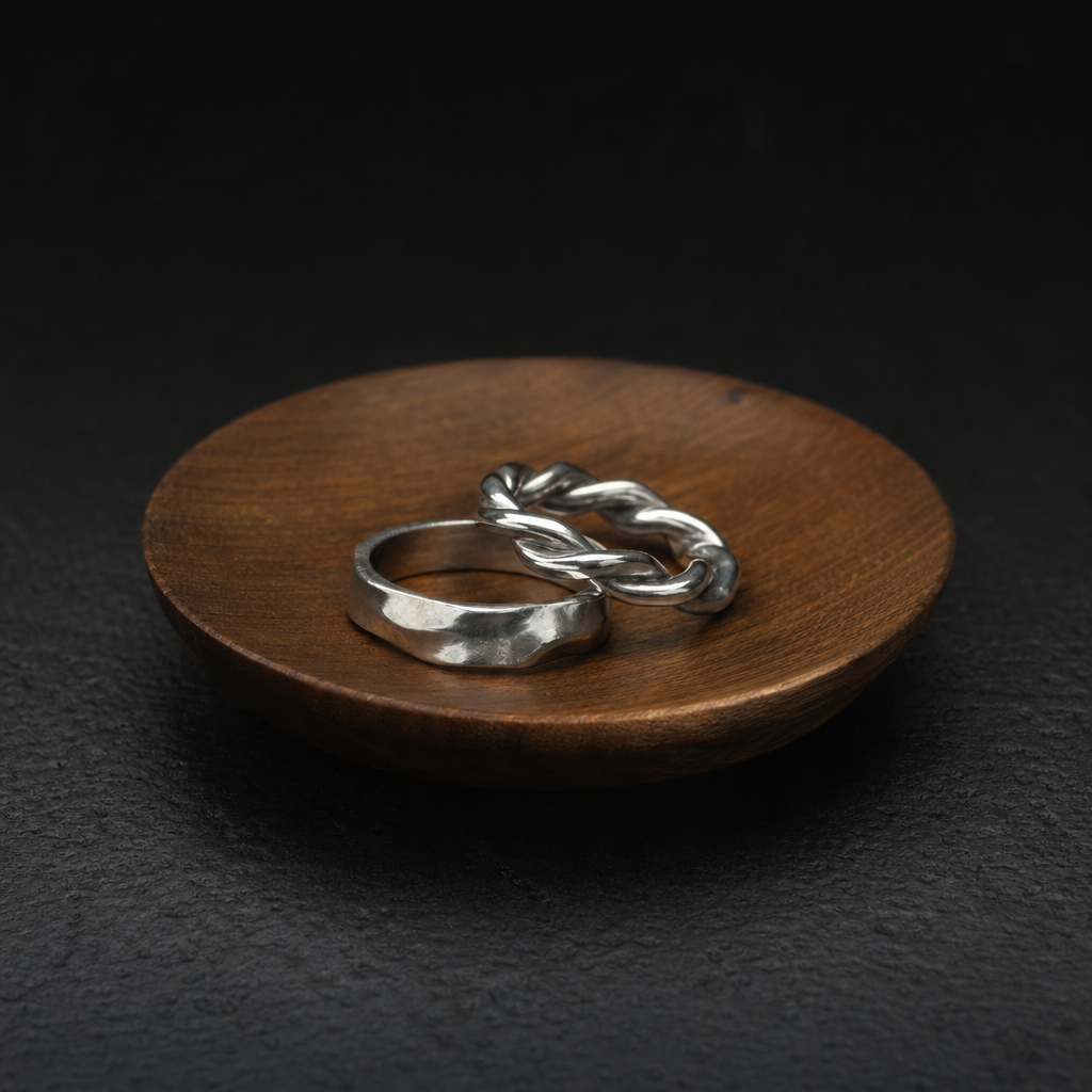 Wooden Trinket Bowls