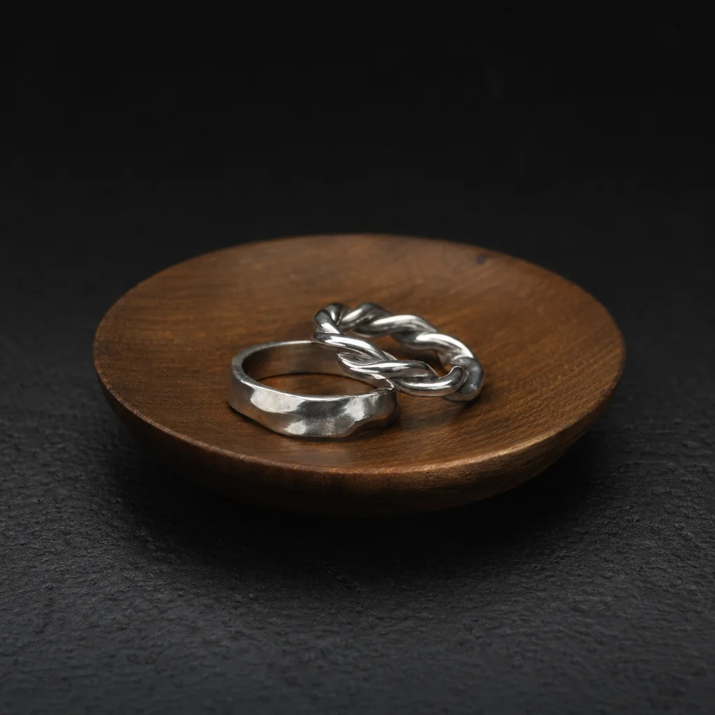Wooden Trinket Bowls